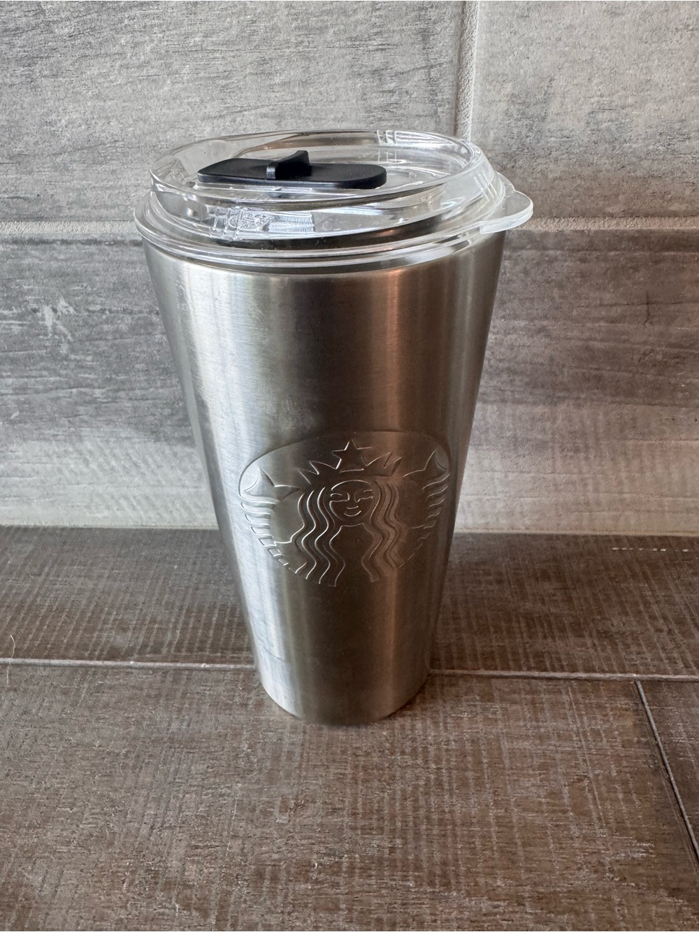 Starbucks Travel Coffee Mug 2021 Silver 18 Oz